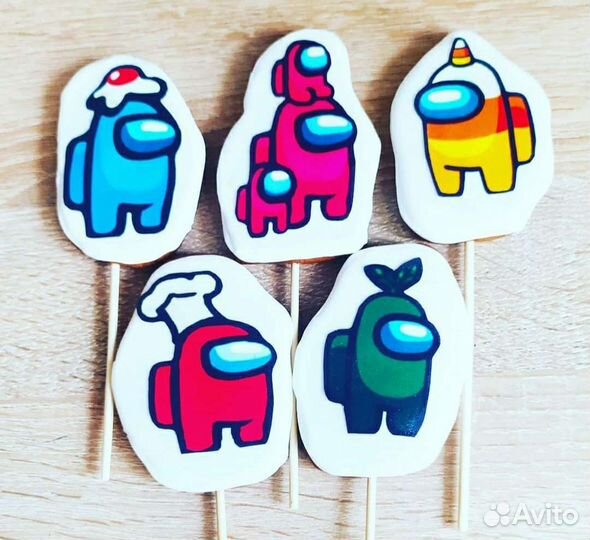 Пряники на торт, топперы, леденцы, безе