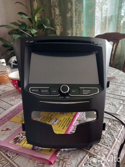 Штатная магнитола для Саньенг Актион 2014 года