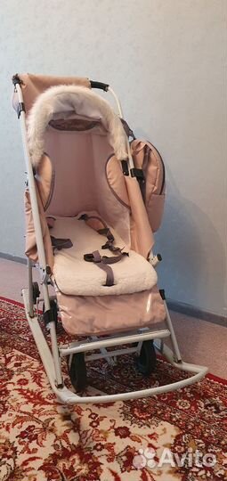 Детские санки на колесах