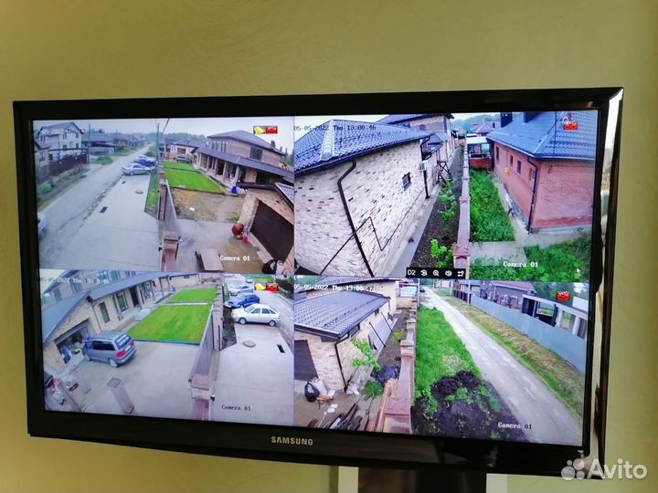 Видеонаблюдение с установкой