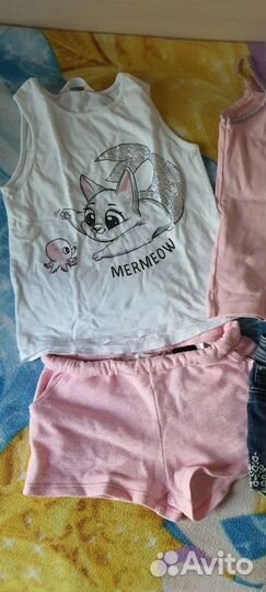 Вещи пакетом на девочку 128-134