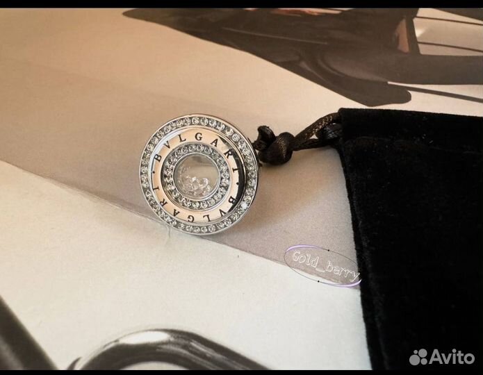 Bvlgari кольцо с камнями