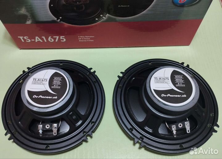 Динамики Pioneer. 16 См. 2 шт. Новые
