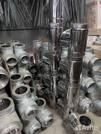 Вентиляционная труба нержавейка оцинковка