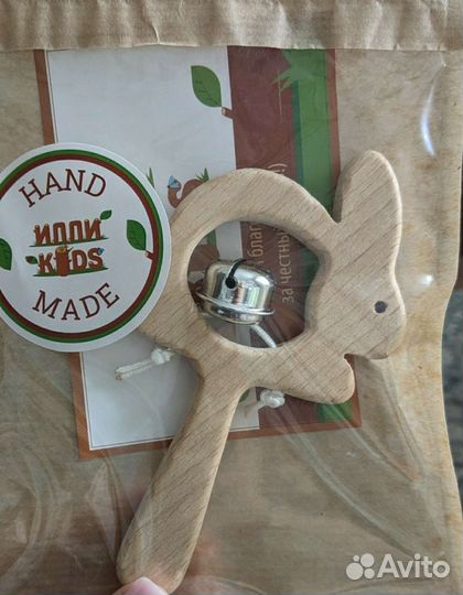 Погремушка из дерева