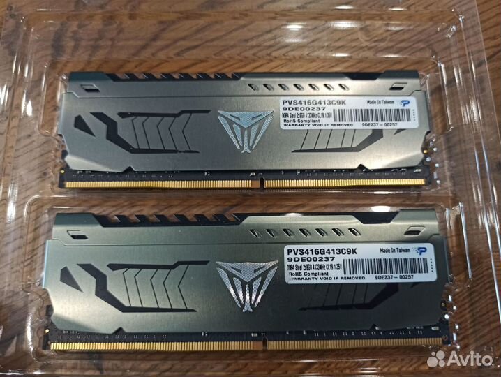 Оперативная память ddr4 4133 2*8gb Patriot viper