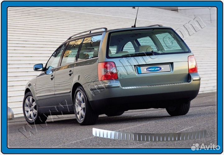 Накладка на задний бампер Volkswagen Passat B5