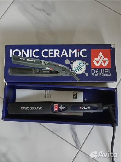 Проф. плойка-утюжок dewal выпрямитель