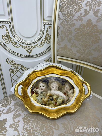 Ваза, блюдо для орешков, печеньев Италия