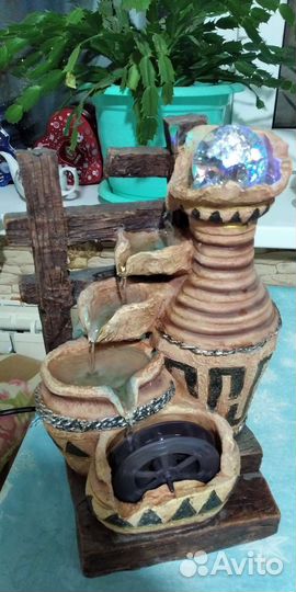 Водопад декоративный с подсветкой