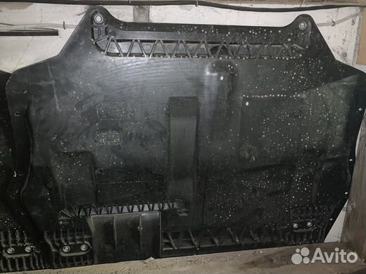 Защита, высокопрочный пластик, оригинал VW polo