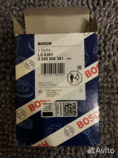 Лямбда зонд bosch