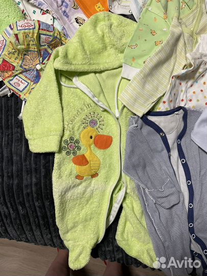 Детские вещи пакетом (120 поз) от 0 до 3 мес