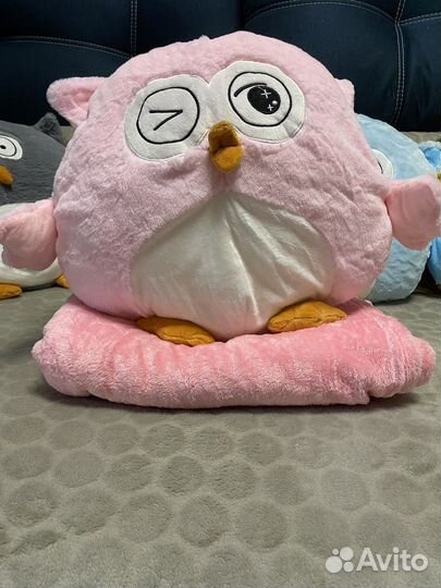 Сова с пледом 3 в 1