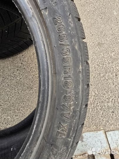 Шины зимние разноширокие