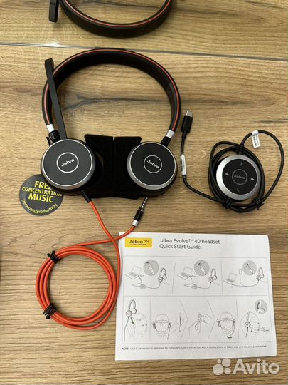 Наушники jabra evolve ms 40