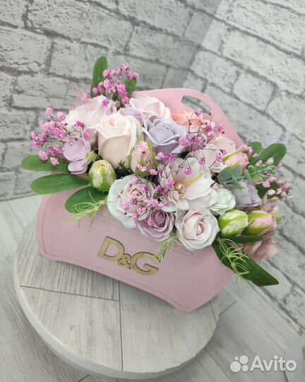 Букет из вспененного мыла