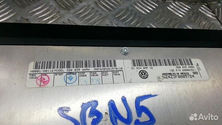 Усилитель акустической системы Volkswagen Phaeton