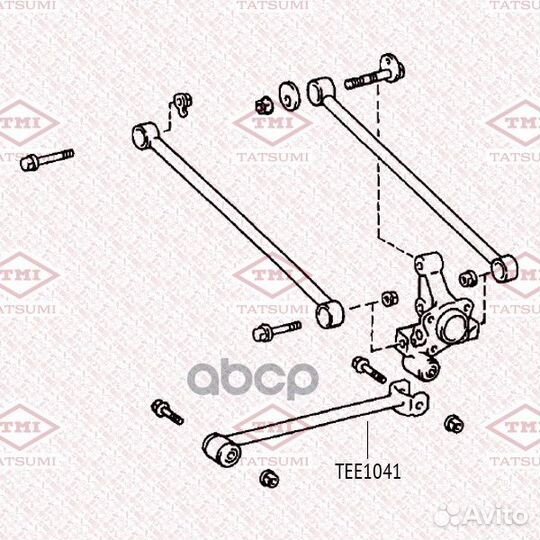 Рычаг подвески зад прав/лев toyota