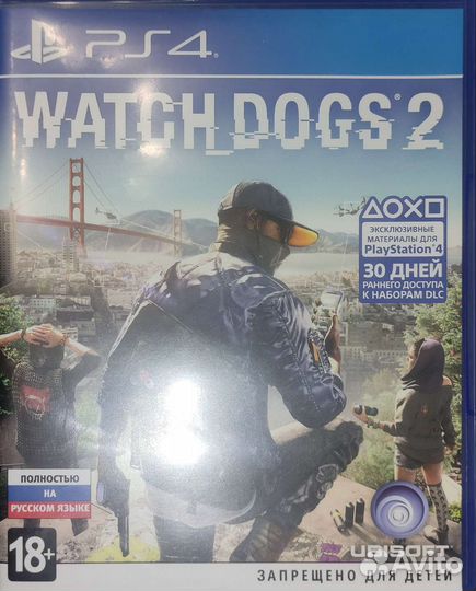 Watch Dogs 2 ps4 диск