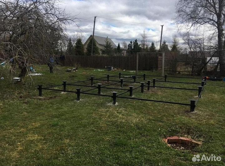 Винтовые сваи для забора