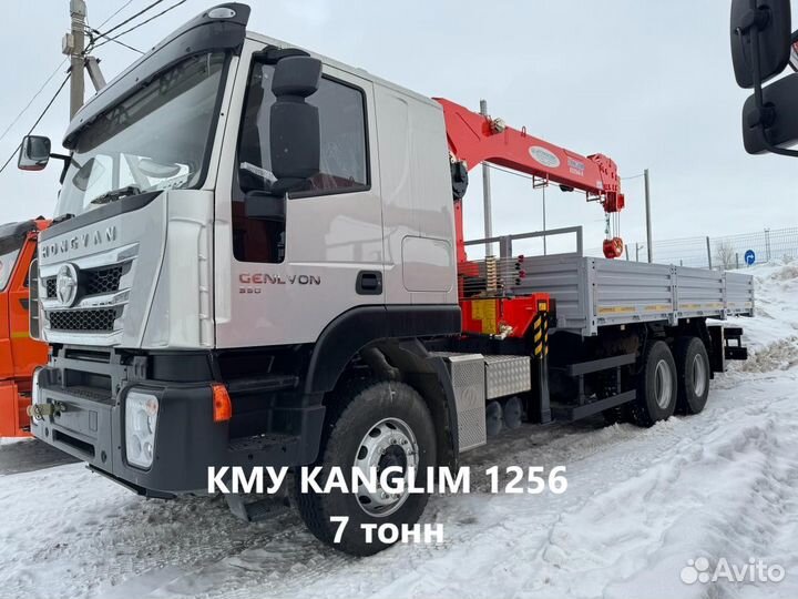 IVECO-Hongyan CQ3346HV35D с КМУ, 2024