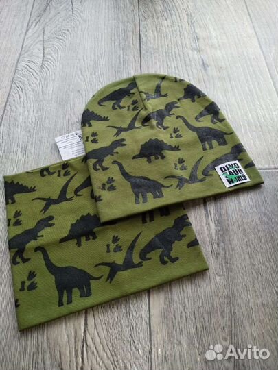 Комплект шапка и шарф для мальчиков и девочек