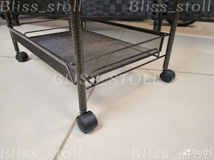 Тележка этажерка сетчатая