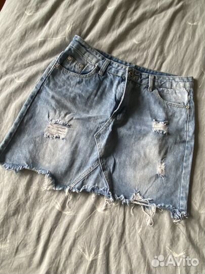 Юбка джинсовая