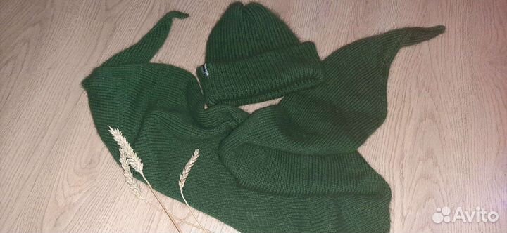 Комплект шапка и снуд женский