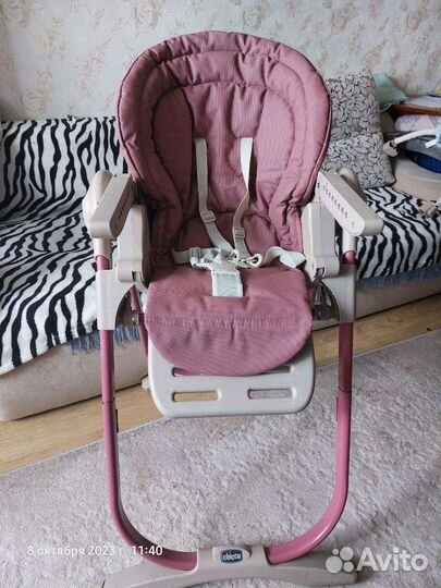 Стульчик для кормления от 0 chicco