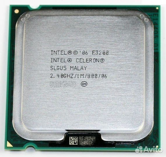 Intel Celeron E3200 сокет 775
