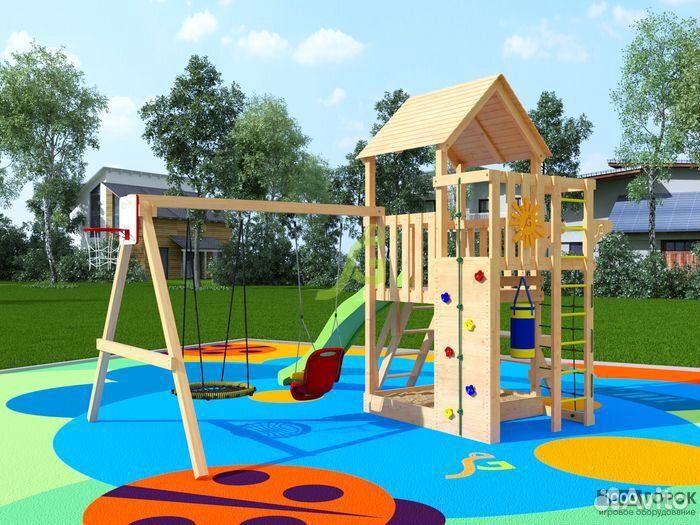 Детская игровая площадка крафт PRO 1