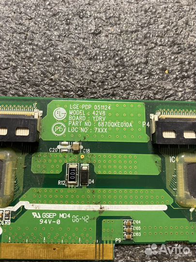 YDriveBoard LG 42PC1RV-ZJ 42V8 6871QDH118A