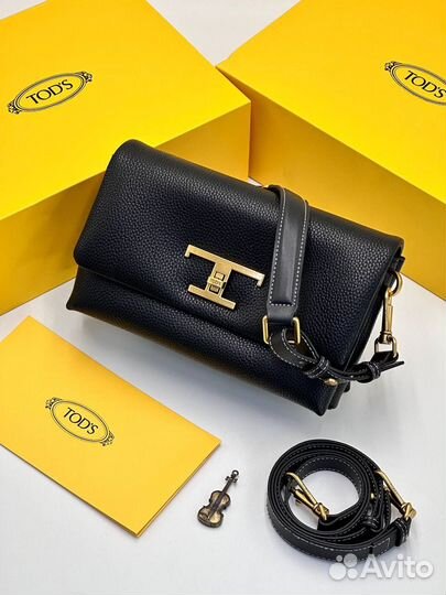 Сумка tods натуральная кожа
