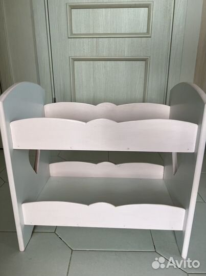 Кровать для кукол двухъярусная