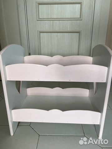 Кровать для кукол двухъярусная