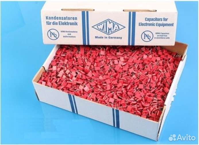 Конденсатор Wima, Elna, Nichicon