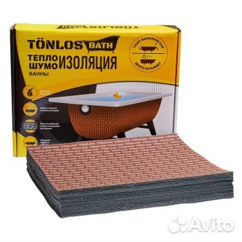 Tönlos bath - комплект шумоизоляции для ванны
