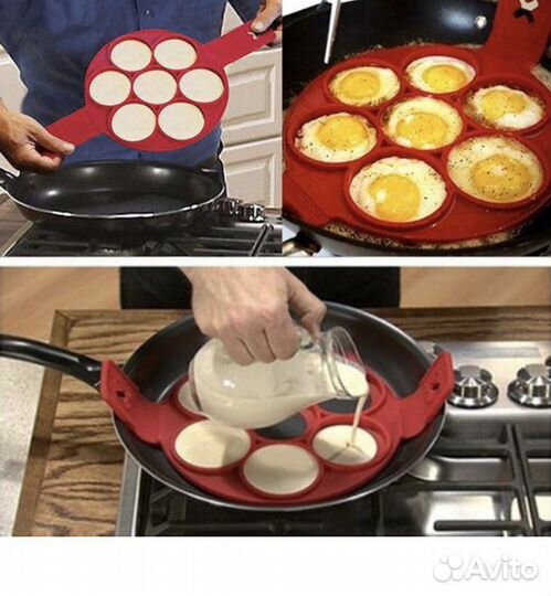 Силиконовая форма для оладий