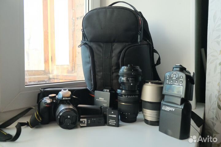 Nikon d3300 + полный комплект