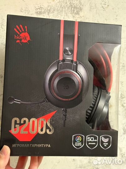 Наушники с хорошим микрофоном Новые a4tech bloody