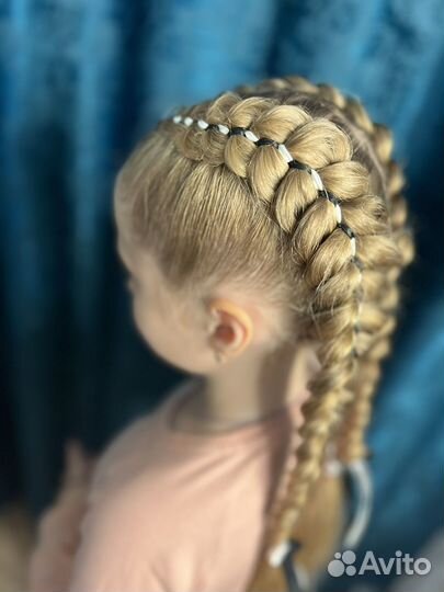 Плетение афрохвост, боксерские косы, брейды