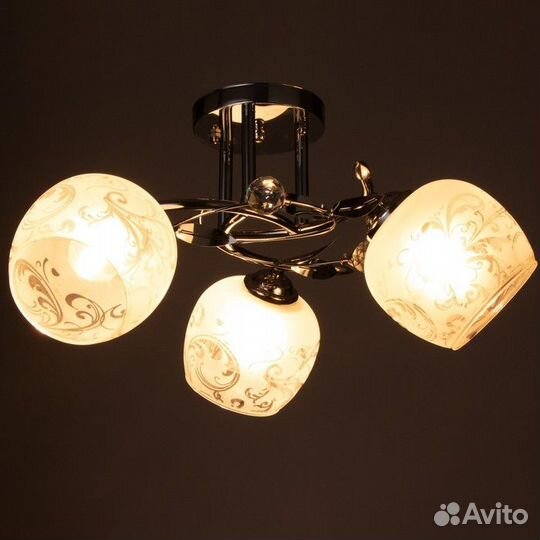 Люстра 2779/3 E27 40Вт хром 50х50х24 см