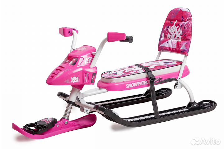 Снегокат, Nika - Snowpatrol (снд2), Белый / Черный