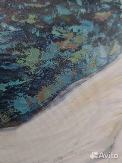 Картина маслом на холсте балерина