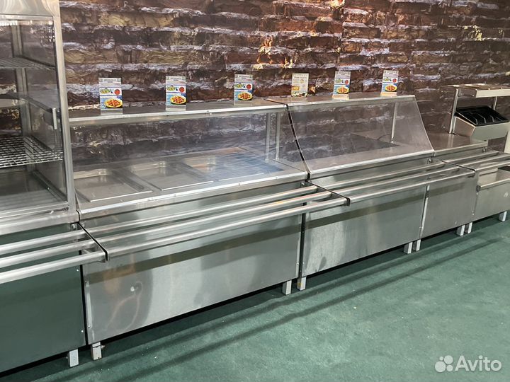 Линия раздачи для столовой бу