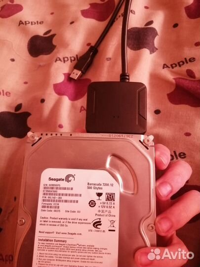 Адаптер для подключения жёсткого диска 3,5