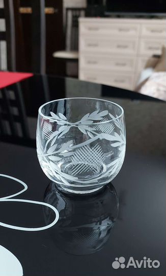 Хрустальные рюмки, 6 см