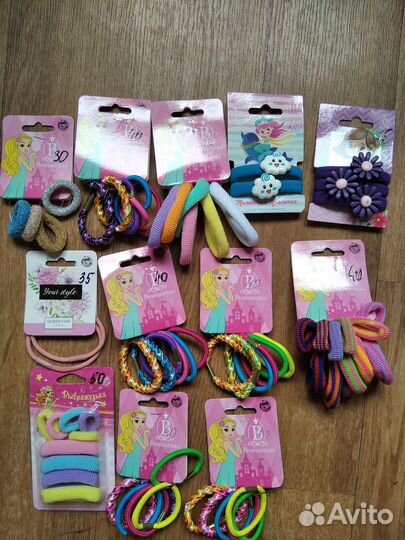 Резинки для волос новые